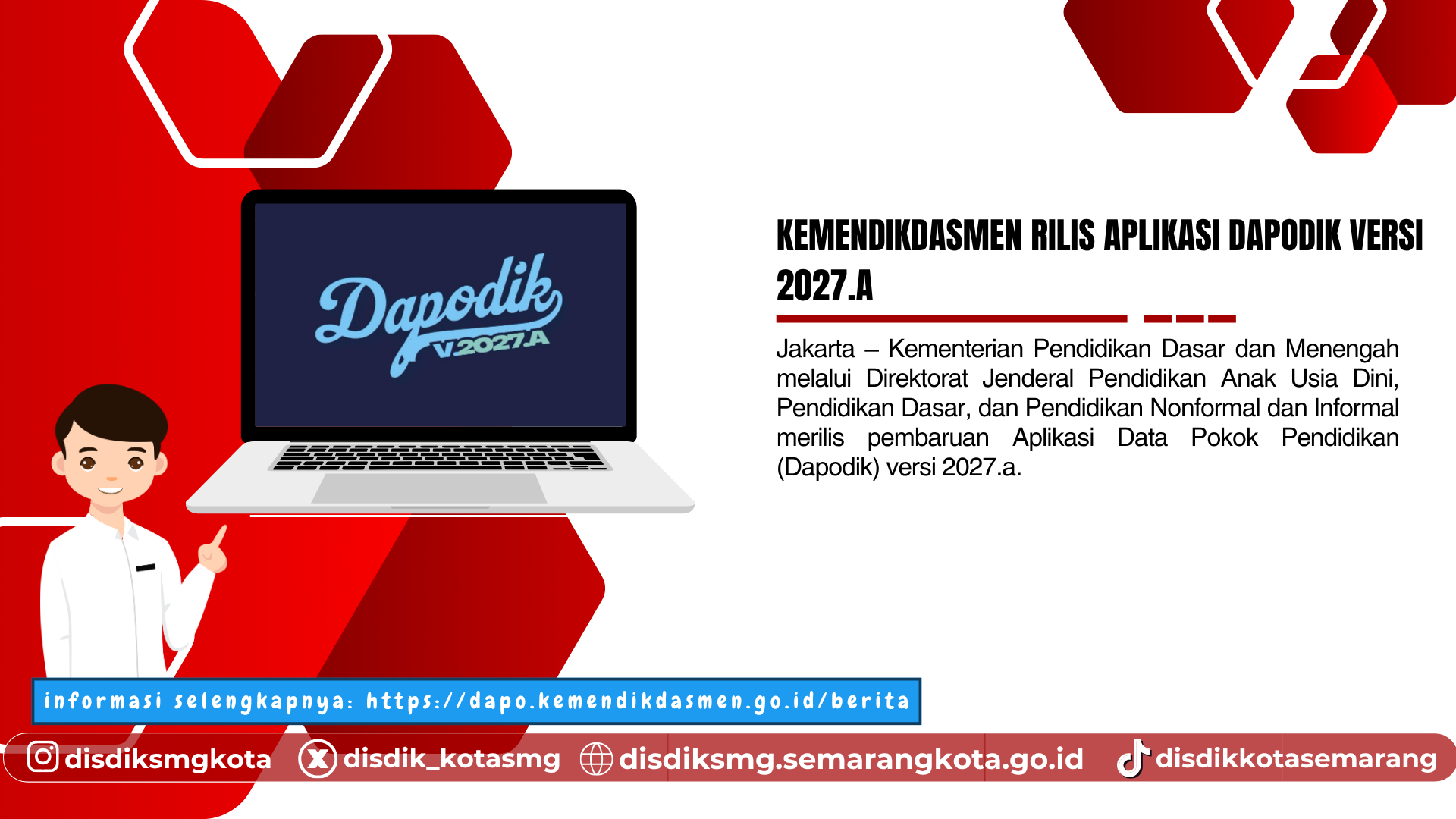Kemendikdasmen Rilis Aplikasi Dapodik versi 2027.a